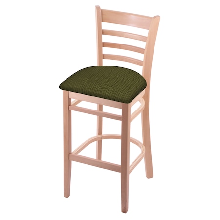 Holland Bar Stool Co 25" Counter Stool, Natural Finish, Graph Parrot Seat 314025Nat015